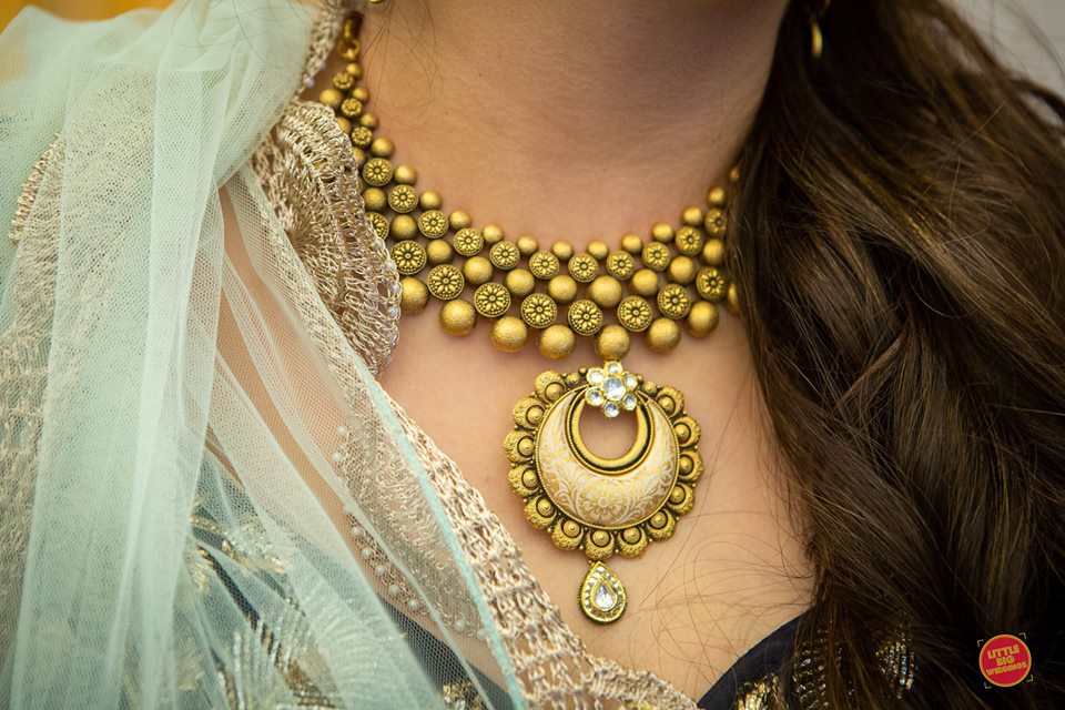 gold bridal necklace
